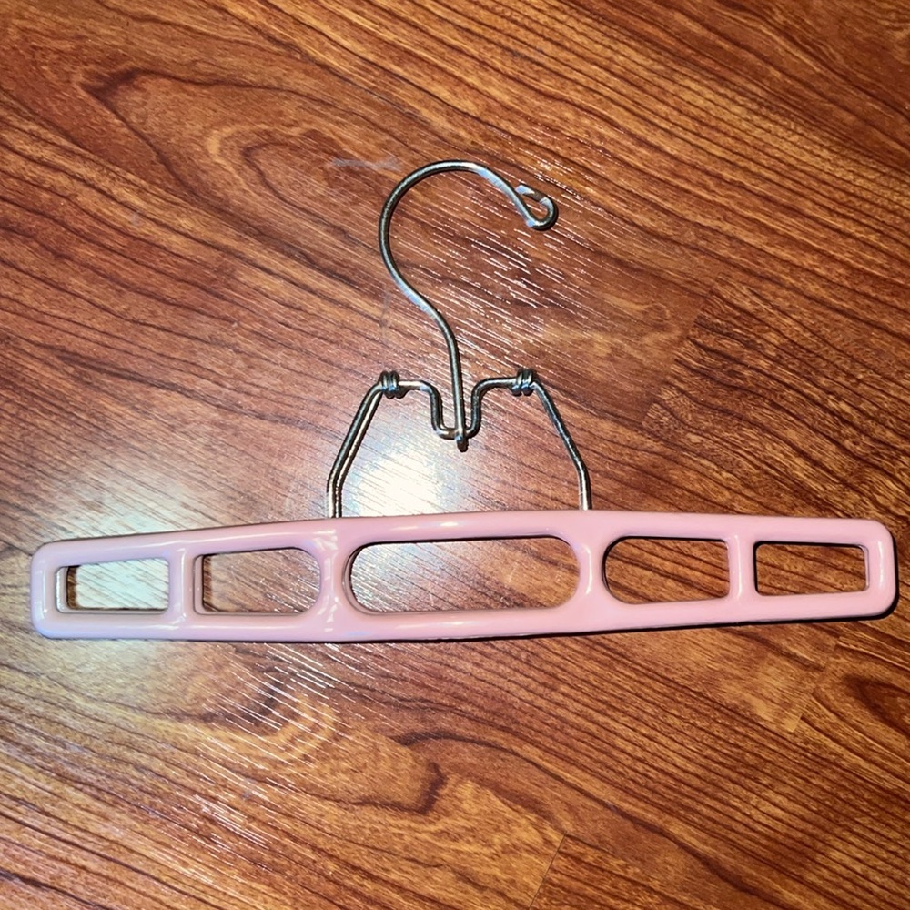 Pink Plastic Pants Hanger